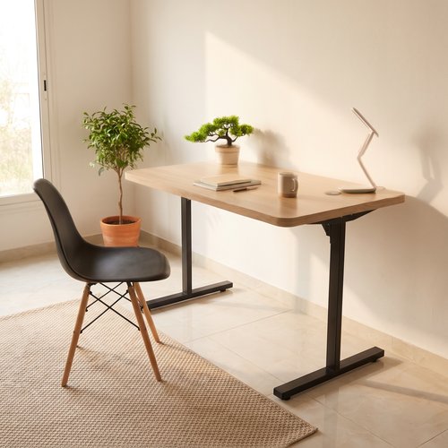 Bureau P.Mitalique + chaise Scandinave